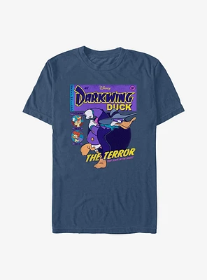 Disney Darkwing Duck Comic Cover Garment Dye T-Shirt