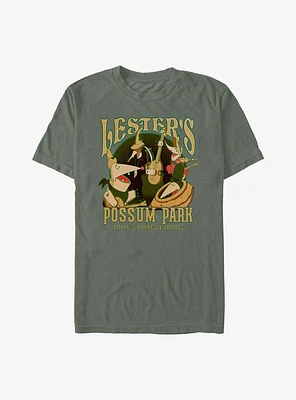 Disney A Goofy Movie Lester's Possum Park Garment Dye T-Shirt