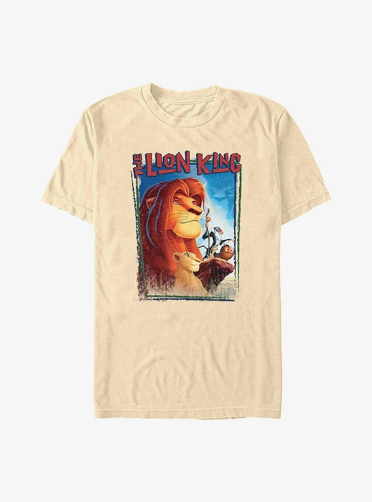 Disney The Lion King Poster Garment Dye T-Shirt