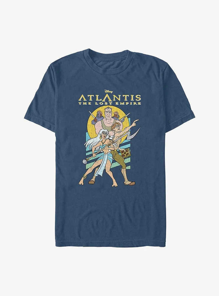 Atlantis: The Lost Empire Group Garment Dye T-Shirt