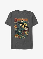 Disney The Nightmare Before Christmas Comic Cover Garment Dye T-Shirt