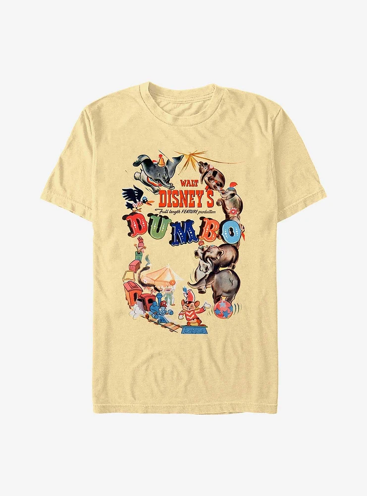 Disney Dumbo Theatrical Poster Garment Dye T-Shirt