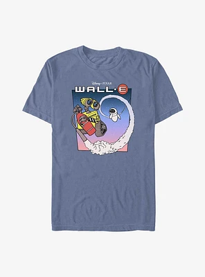 Disney Pixar WALL-E  And Eve Space Garment Dye T-Shirt