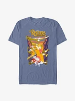 Disney The Rescuers Down Under Poster Garment Dye T-Shirt