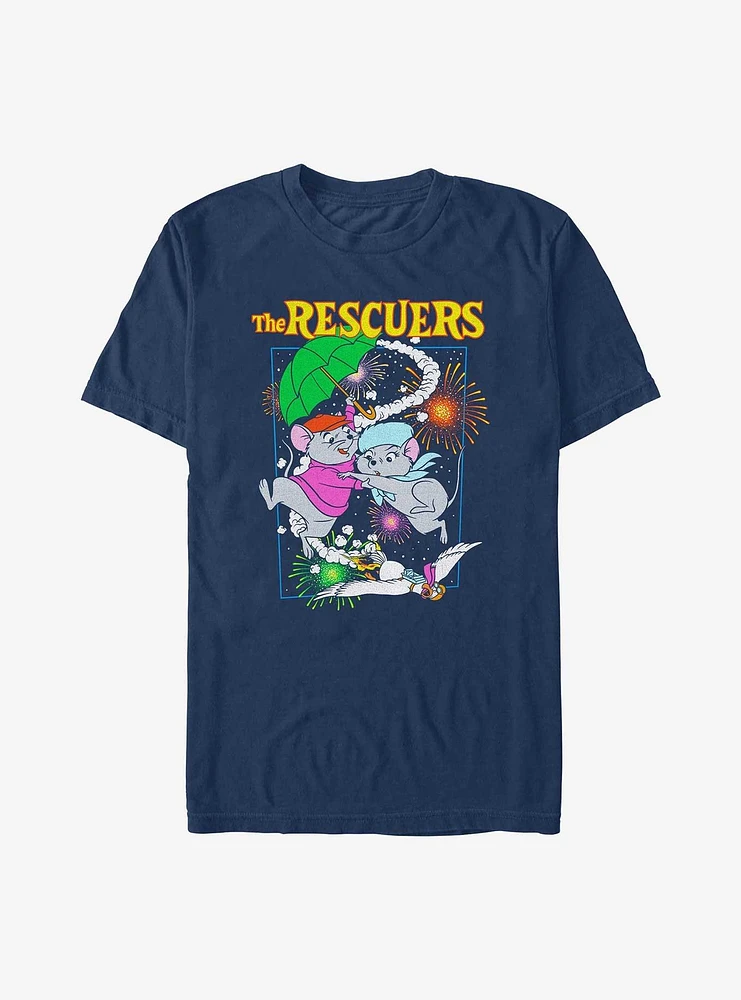 Disney The Rescuers Down Under Fireworks Garment Dye T-Shirt