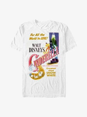 Disney Vintage Cinderella Poster Garment Dye T-Shirt