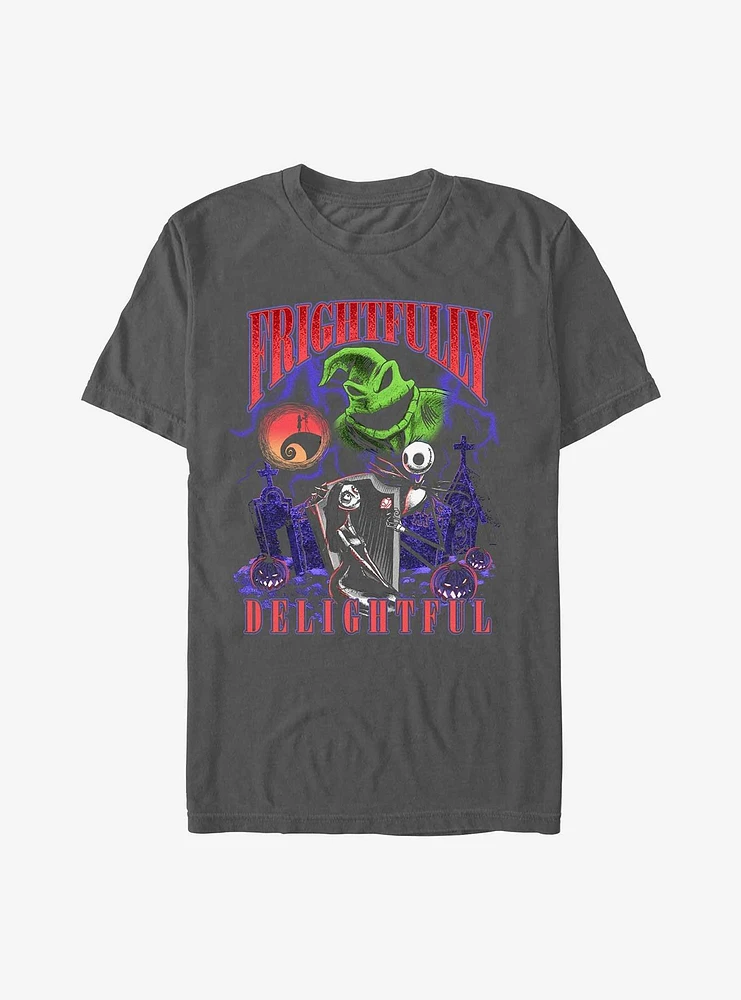 Disney The Nightmare Before Christmas Neon Frightfully Garment Dye T-Shirt