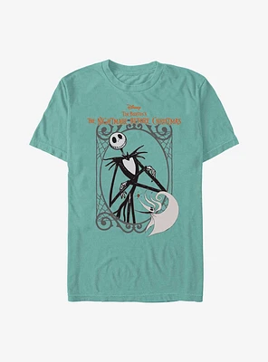 Disney The Nightmare Before Christmas Jack With Zero Garment Dye T-Shirt