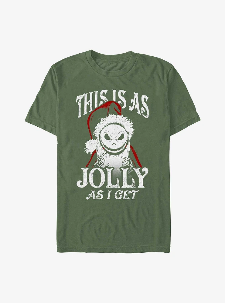 Disney The Nightmare Before Christmas Jolly Santa Jack Garment Dye T-Shirt