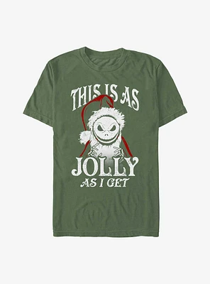 Disney The Nightmare Before Christmas Jolly Santa Jack Garment Dye T-Shirt