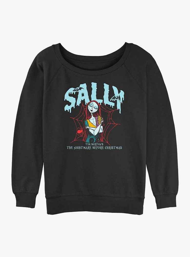 The Nightmare Before Christmas Collegiate Sally Girls Slouchy Sweatshirt