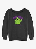 The Nightmare Before Christmas Collegiate Oogie Girls Slouchy Sweatshirt