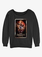 Skeleton Crew Poster Group Girls Slouchy Sweatshirt