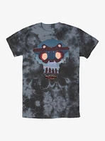 Skeleton Crew Kids And Ship Tie-Dye T-Shirt