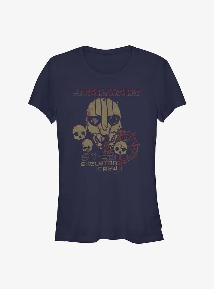 Skeleton Crew Head Droid Girls T-Shirt