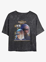 Skeleton Crew KB Heroic Mineral Wash Girls Crop T-Shirt