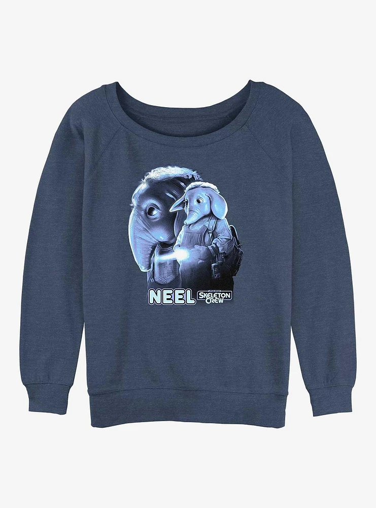 Skeleton Crew Neel Heroic Girls Slouchy Sweatshirt