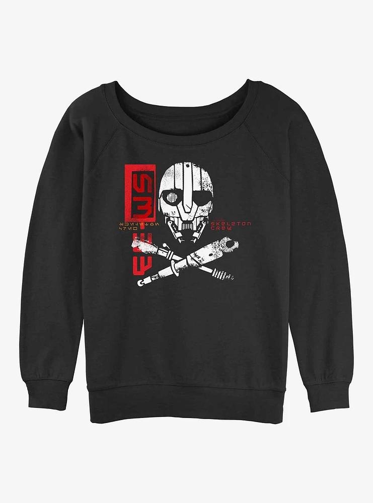 Skeleton Crew SM 33 Girls Slouchy Sweatshirt