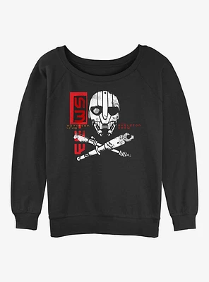 Skeleton Crew SM 33 Girls Slouchy Sweatshirt