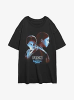 Skeleton Crew Fern Heroic Girls Oversized T-Shirt