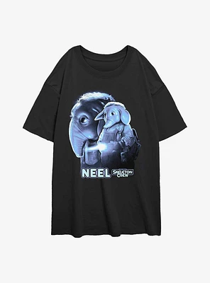 Skeleton Crew Neel Heroic Girls Oversized T-Shirt