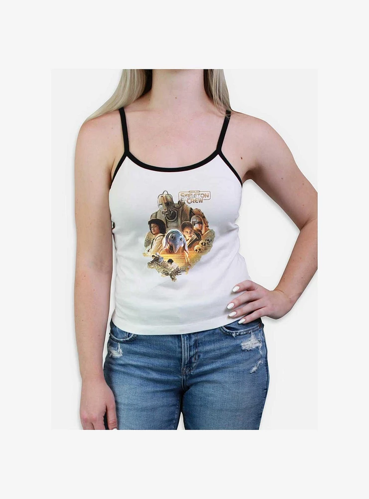 Skeleton Crew Cool Blue Girls Cami