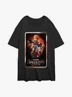 Skeleton Crew Poster Group Girls Oversized T-Shirt