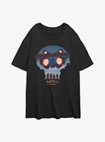 Skeleton Crew Kids And Ship Girls Oversized T-Shirt