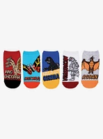 Godzilla Kids 5-pair Ankle Socks