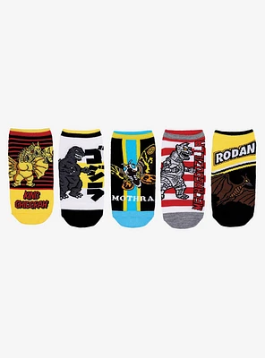 Godzilla 5-pair Ankle Socks