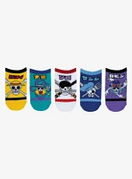 One Piece 5-pair Kids Ankle Socks