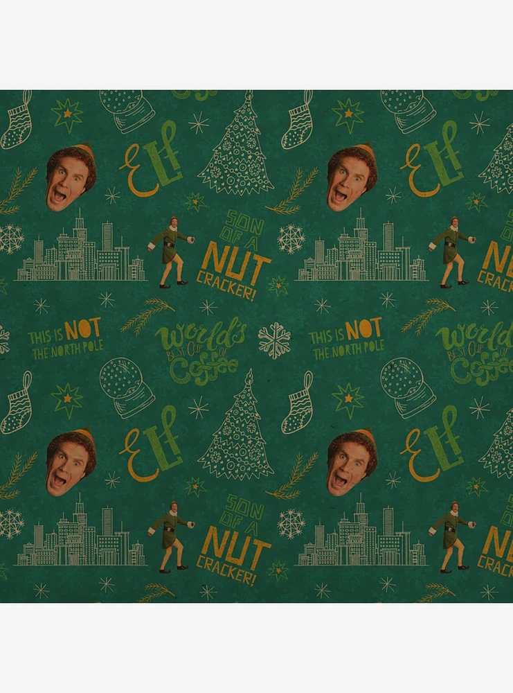 Elf Movie Quotes Kraft Wrapping Paper