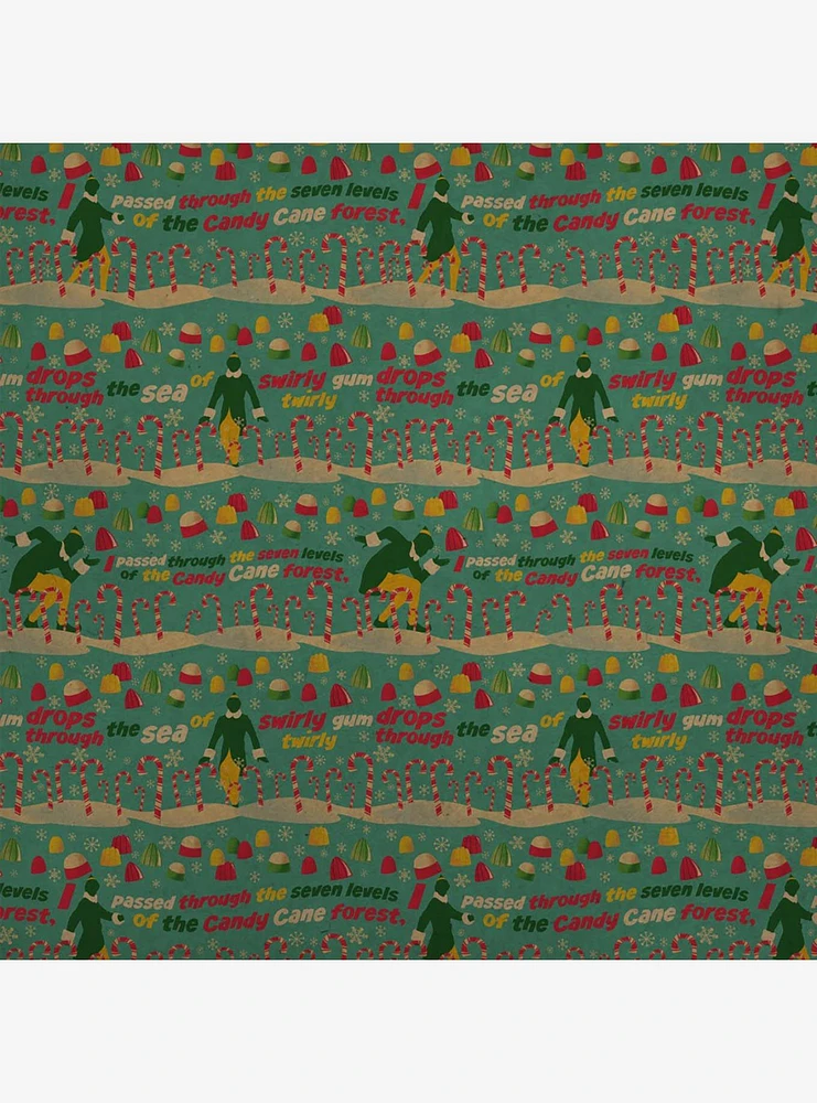 Elf Movie Christmas Pattern Kraft Wrapping Paper