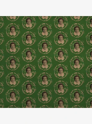 Elf Movie I Just Like to Smile Kraft Wrapping Paper