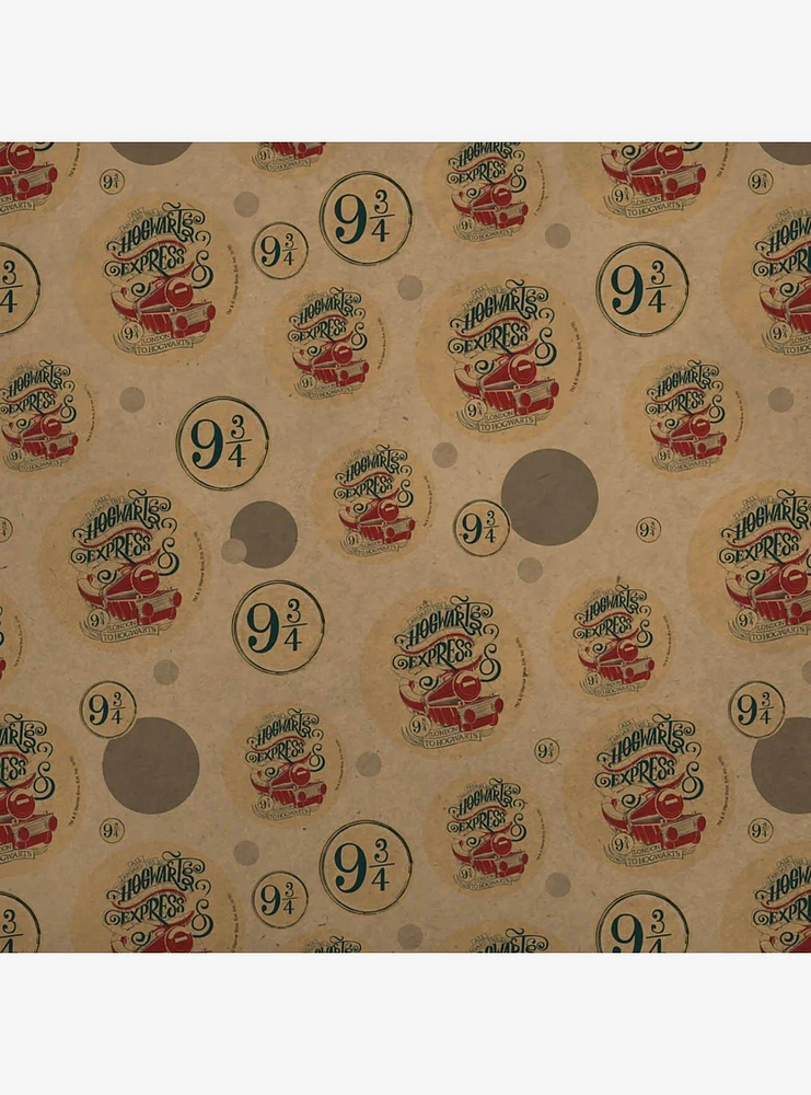 Harry Potter Hogwarts Express Kraft Wrapping Paper