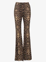 Leopard Print Bell Bottoms Flare Pants