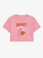 Strawberry Shortcake My Best Friend Is Sweet Girls Crop T-Shirt