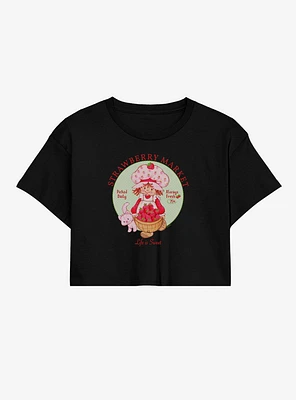 Strawberry Shortcake Market Girls Crop T-Shirt