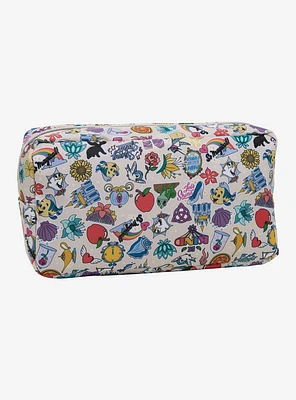 Disney Princess Icons Allover Print Cosmetic Bag - BoxLunch Exclusive