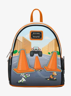 Loungefly Disney Pixar Toy Story 2 Walking Cones Scene Mini Backpack - BoxLunch Exclusive