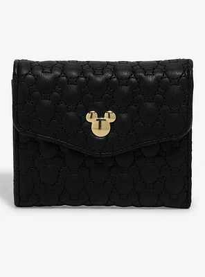 Disney Mickey Mouse Silhouettes Quilted Snap Wallet - BoxLunch Exclusive