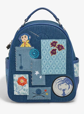 Coraline Patchwork Denim Mini Backpack — BoxLunch Exclusive