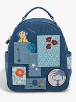 Coraline Patchwork Denim Mini Backpack — BoxLunch Exclusive