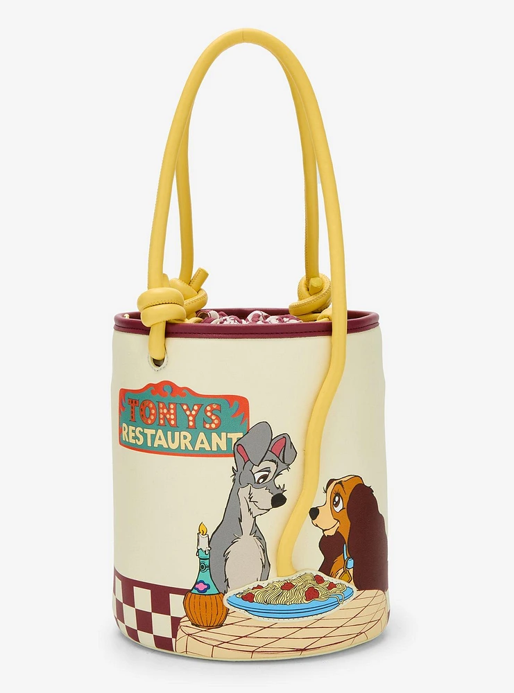 Disney Lady and the Tramp Pasta Dinner Bucket Crossbody Bag - BoxLunch Exclusive