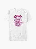 Disney Lilo & Stitch Angel Small Fluffy Cute Alien T-Shirt