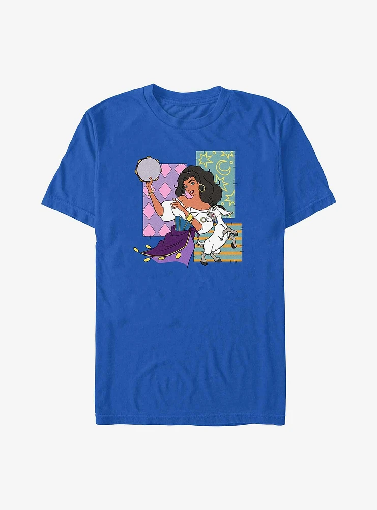 Disney The Hunchback Of Notre Dame Esmeralda Patchwork T-Shirt