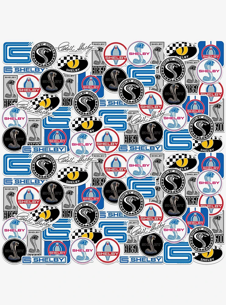 Shelby Cobra 100ct Vinyl Stickers Variety Pack