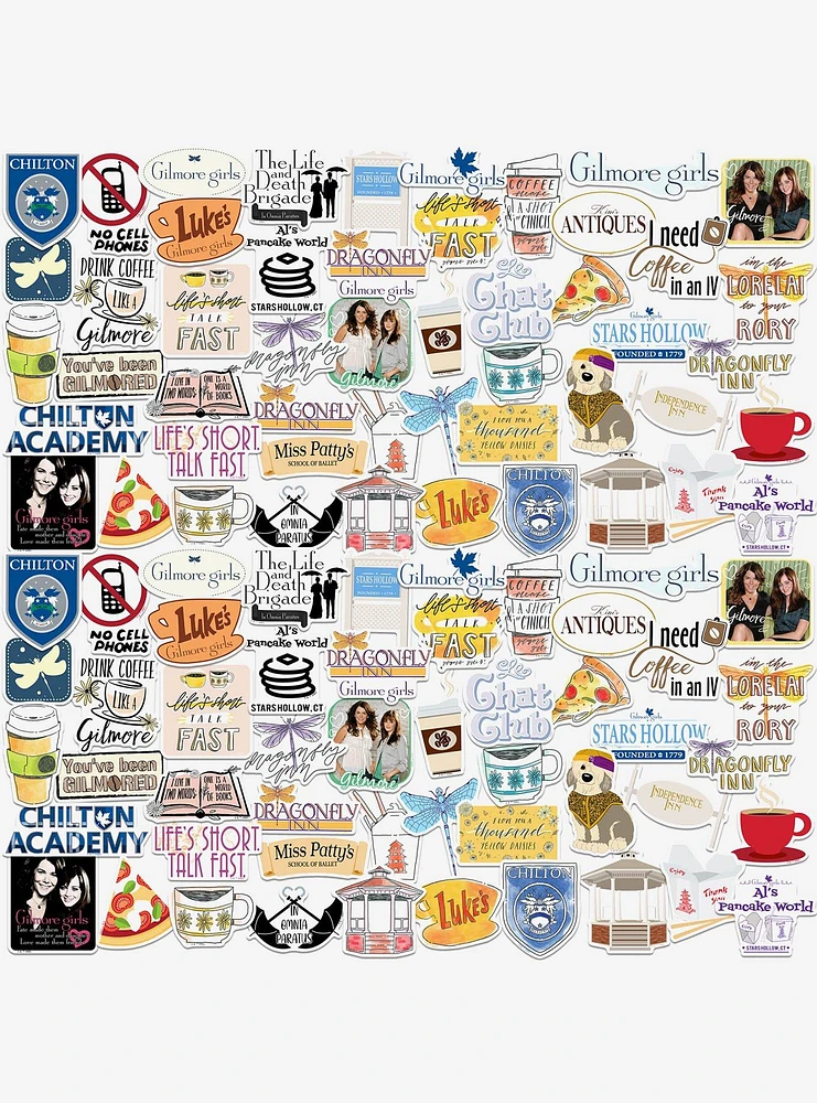 Gilmore Girls 100ct Vinyl Stickers Variety Pack