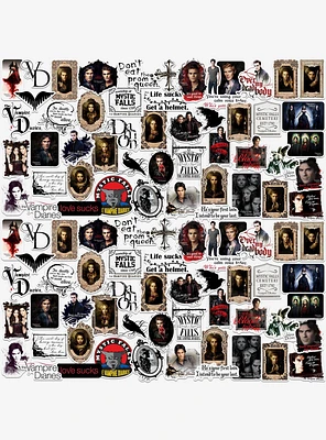 The Vampire Diaries 100ct Vinyl Stickers Variety Pack