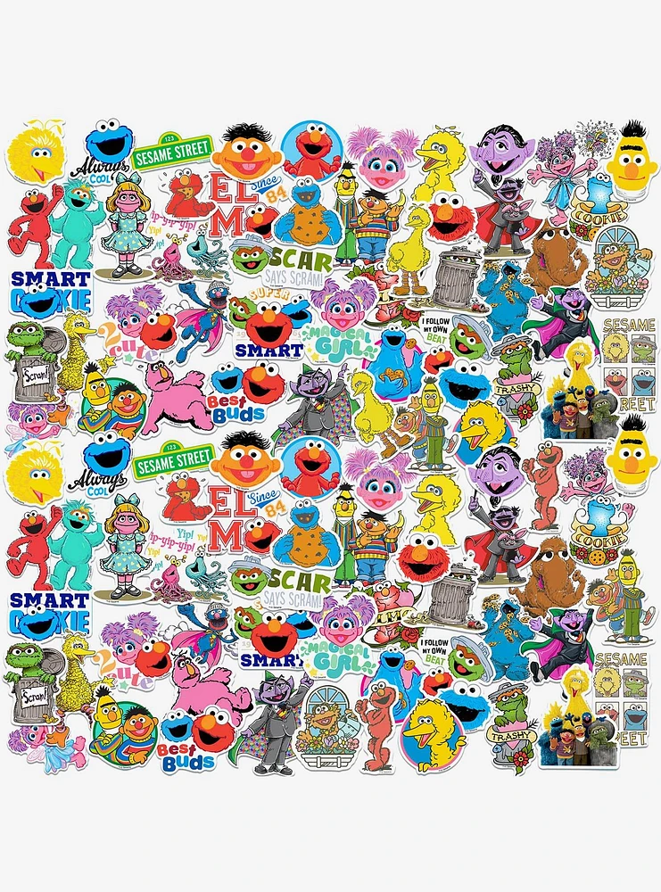 Sesame Street 100ct Vinyl Stickers Variety Pack